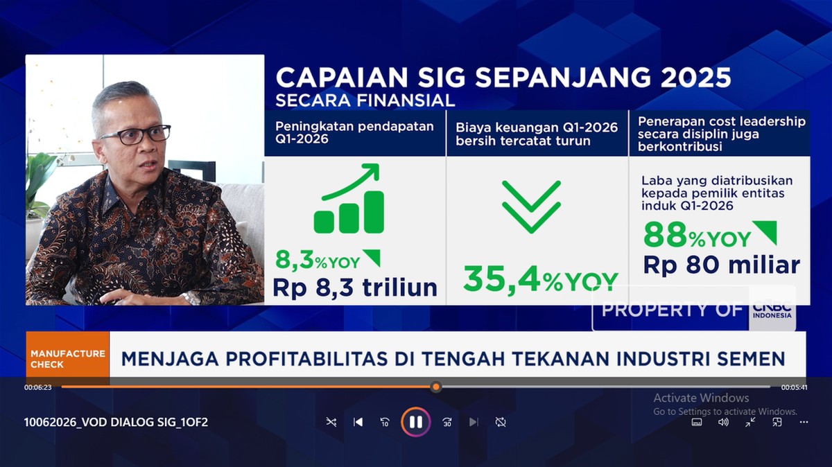 Tiga Pilar Strategi SIG Kejar Dominasi Pasar 50 Persen dan Dorong Inovasi Semen Ramah Lingkungan