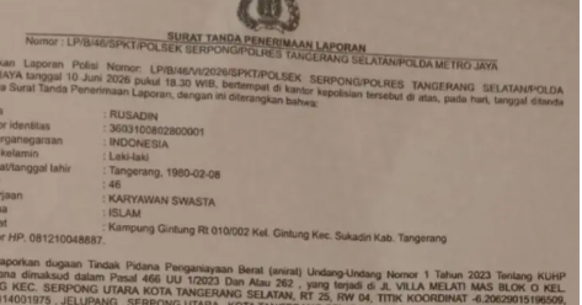 PWI Tangsel Tegaskan Kawal Tuntas Kasus Dugaan Penganiayaan Terhadap Pimpinan Redaksi BantenNet