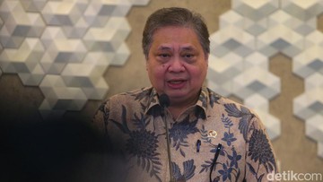 Menteri Koordinator Perekonomian Airlangga Hartarto Foto: Andhika Prasetia/detikFoto