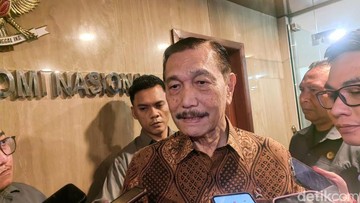 Ketua Dewan Ekonomi Nasional (DEN), Luhut Binsar Pandjaitan/Foto: Ilyas Fadilah/detikcom
