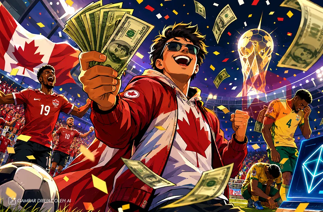 Spekulasi Piala Dunia 2026 Bawa Keuntungan Fantastis Rp19,7 Miliar di Platform Prediksi Daring