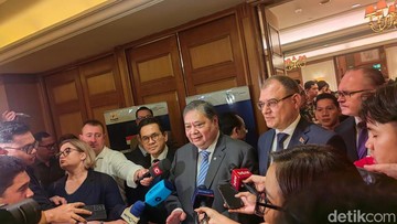 Menteri Koordinator Bidang Perekonomian Airlangga Hartarto/Foto: Ilyas Fadilah/detikcom
