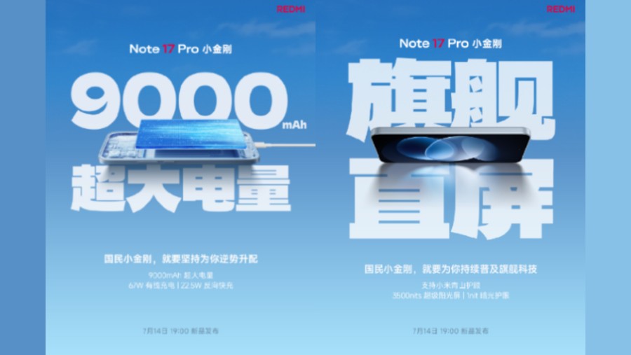 Redmi Note 17 Pro Usung Baterai 9.000 mAh. dok: Redmi