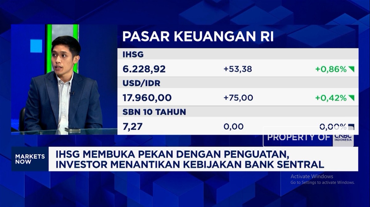 IHSG Melaju Positif, Rupiah Hadapi Tekanan di Tengah Isu Suku Bunga Bank Indonesia